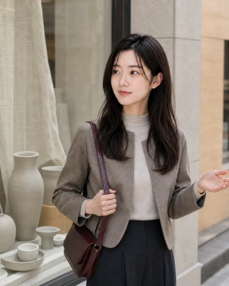 Rina, an adult original repeat-visitor character of KOREA ON CUE, in her approved production portrait