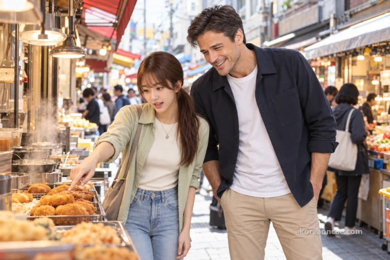 How Ethan, an engineer, met Lulu at Mangwon Market — The lane to the right of Mangwon Station Exit 2, shops that keep their own hours, choosing what to eat and finding the way towards the Han River