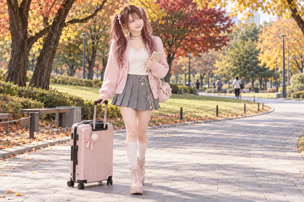 The day after the drone show: Hina walks Seoul Children’s Grand Park with a timetable