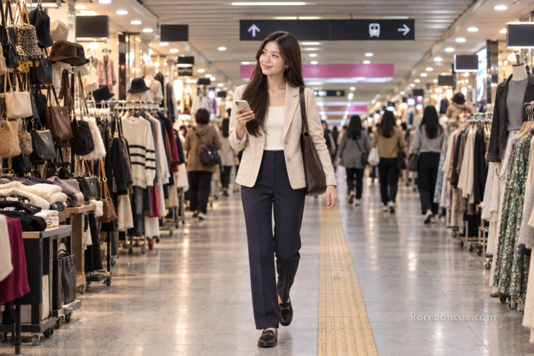 Goto Mall: how to choose just one thing without losing your way — Mali enters from the Exit 8-1 side of Express Bus Terminal Station, walks the mall’s two long corridors, chooses one small item and heads towards the Han River for the evening.